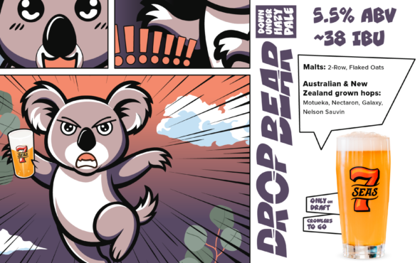 Enjoy Drop Bear Down Under Hazy Pale