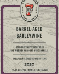 2020 Bourbon Barrel-aged Barley Wine 2