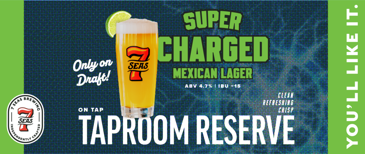 Enjoy Super Charged Mexican Lager