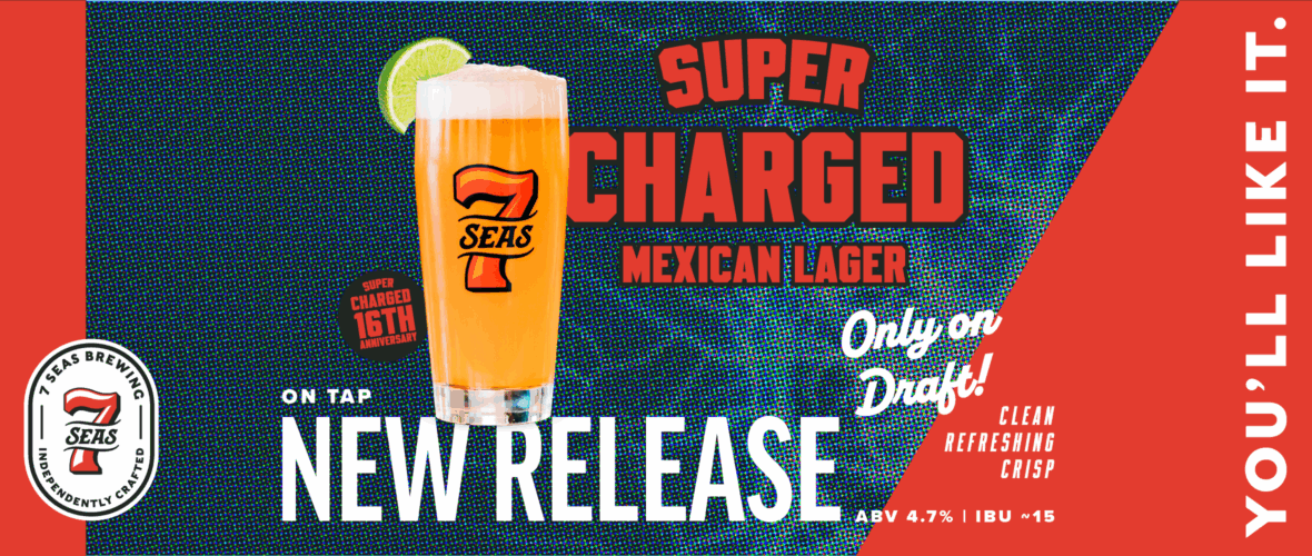 Enjoy the Super-Charged Mexican-style Lager