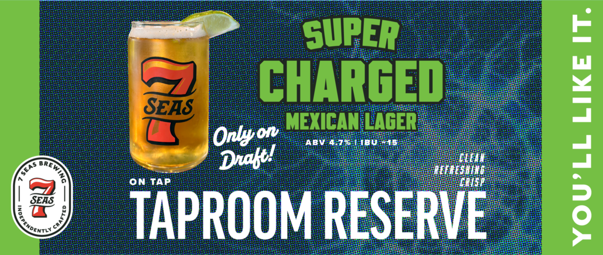 Enjoy Super Charged Mexican Lager