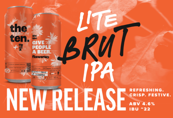 The ten. x 7 Seas Lite Brut IPA