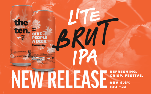 The ten. x 7 Seas Lite Brut IPA